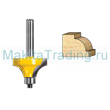 Кромочная калевочная фреза Макита 31.8х15.9х8х32 R9.52 (D-11352)