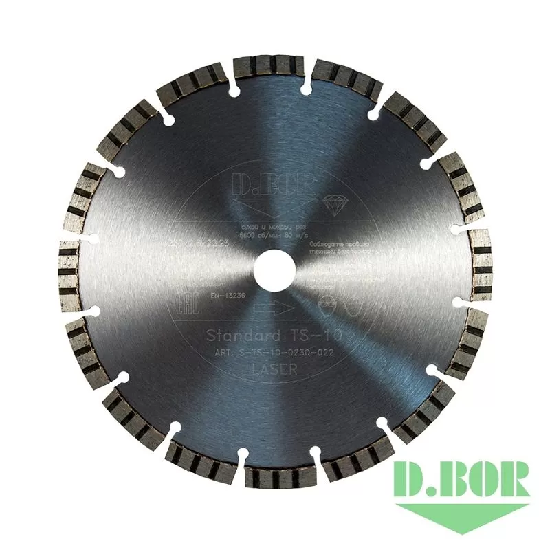 Алмазный диск Standard TS-10, 400 x 3,4 x 30/25,40 D.BOR D-S-TS-10-0400-030